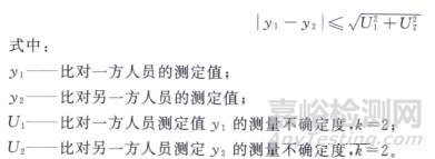 人員比對、方法比對、設(shè)備比對結(jié)果評價