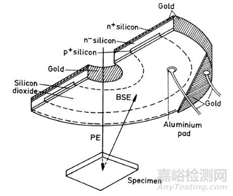 掃描電鏡工作原理：背散射電子的檢測