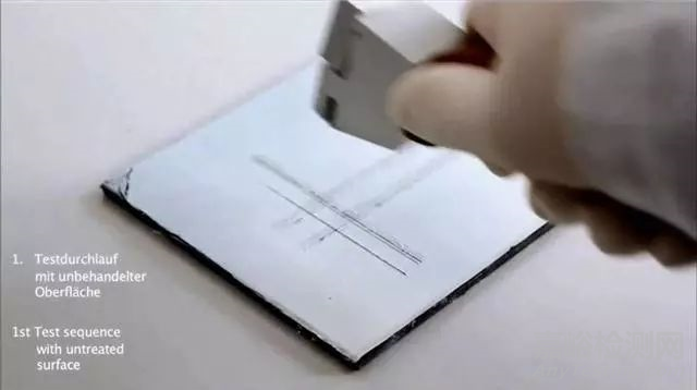 劃格法檢測涂層漆膜附著力