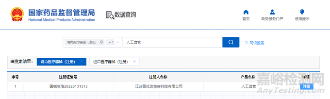 人工血管獲批產品與臨床試驗重難點