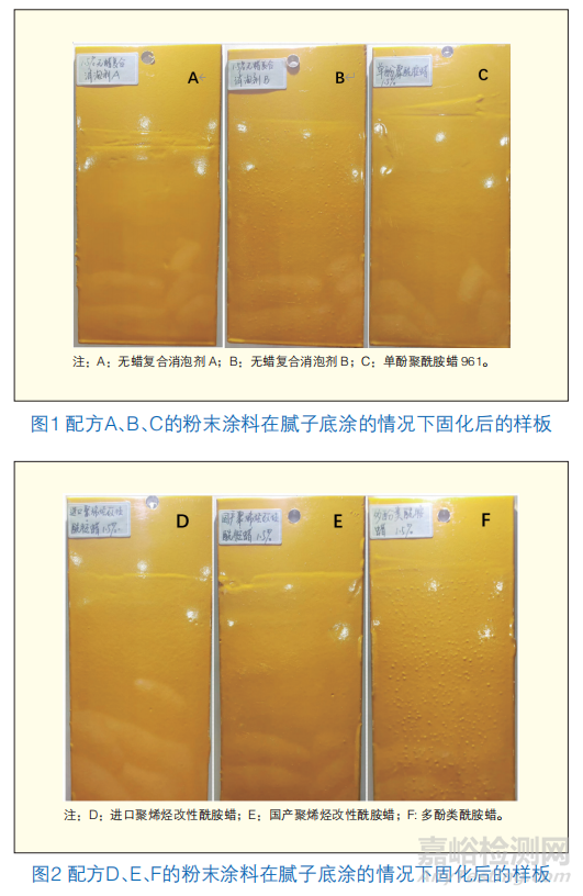 工程機械高光粉末涂料制備中消泡劑的驗證實驗